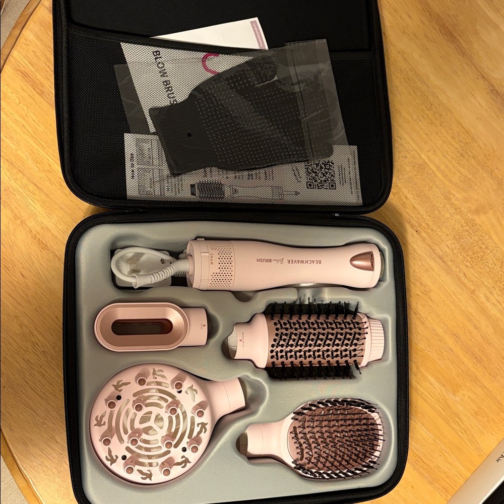 The Beachwaver co. Pink Hair Styling Tool Set